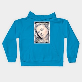 Ingrid Bergman - Swedish Stamp Kids Hoodie